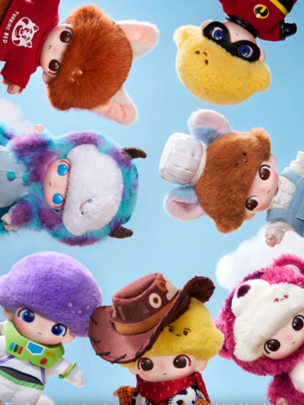 Pop Mart DIMOO WORLD x PIXAR, Vinyl Plush Pendant, Your Choice, CONFIRMED ✅